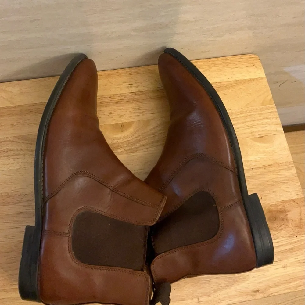 Franco Fortini Ron Men's Brown Leather Chelsea Boots